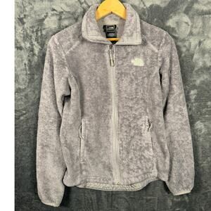 The North Face NF00C782 Osito II Women's Full Zip Fleece Jacket Size XS Gray